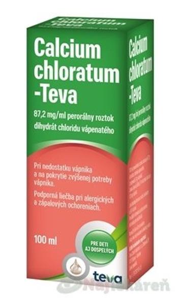 CALCIUM CHLORATUM-TEVA sirup 100 ml