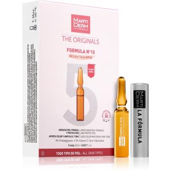MartiDerm The Originals Formula Nº10 HD Color Touch hydratačné pleťové sérum s vitamínom C SPF 30 5x2 ml