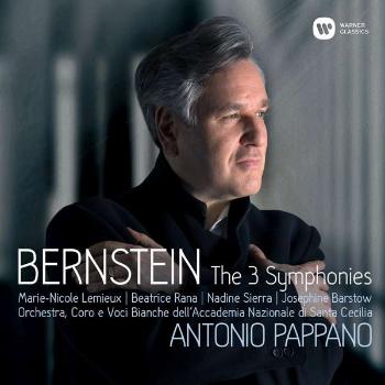 RANA/SIERRA/LEMIEUX/ORCHESTRA DELL'ACCADEMIA NAZIONALE DI SANTA CECILIA/PAPPANO - BERNSTEIN: SYMPHONIES NOS. 1 - 3, PRELUDE, FUGUE & RIFFS, CD