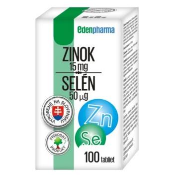 EDENPHARMA Zinok a selén 100 tabliet