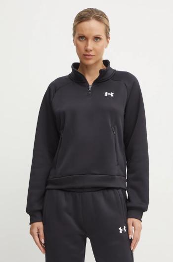 Mikina Under Armour Armour Fleece Pro dámska, čierna farba, jednofarebná, 1386505