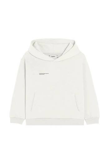 Mikina Pangaia KIDS' 365 MIDWEIGHT HOODIE biela farba, s kapucňou, 10000428