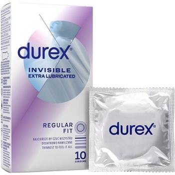 DUREX Invisible Extra Thin Extra Lubricated 10 ks (5900627071269)