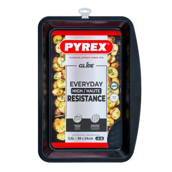 PLECH NA PEČENIE PYREX 38X24CM, HLBOKÝ