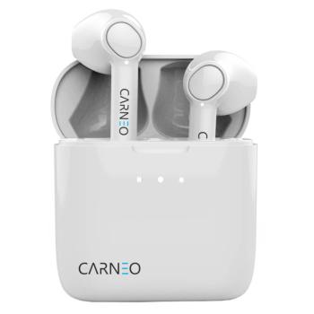 CARNEO S8 bluetooth bezdrôtové slúchadlá biela