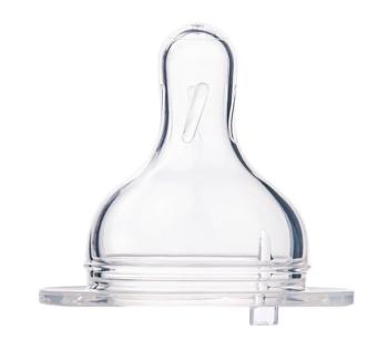 CANPOL BABIES Cumlík silikónový okrúhly široký 2-MEDIUM 1ks