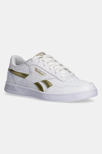Kožené tenisky Reebok Classic REEBOK COURT ADVANCE biela farba, 100202590