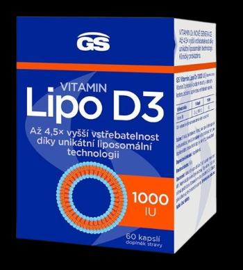 GS Vitamín Lipo D3 1000 IU 60 kapslí