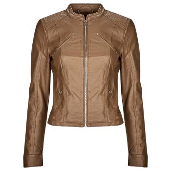 Vero Moda  VMFAVODONA COATED JACKET NOOS  Kožené bundy Hnedá