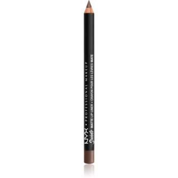 NYX Professional Makeup Suede Matte Lip Liner matná ceruzka na pery odtieň 21 Brooklyn Thorn 1 g