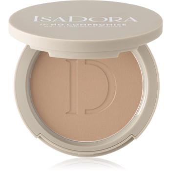 IsaDora The No Compromise Matte Longwear Powder kompaktný púder pre matný vzhľad odtieň 68 Neutral Almond 8 g