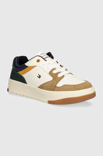 Tommy Hilfiger gyerek sportcipő barna, T3X9-33639