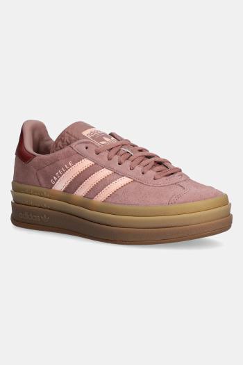 Tenisky adidas Originals Gazelle Bold ružová farba, JH9666