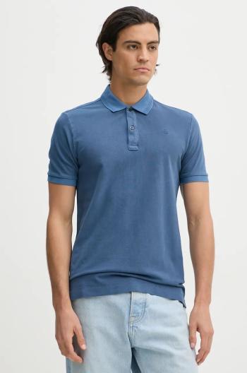 Polo tričko G-Star Raw pánske, jednofarebné, D11595-D756