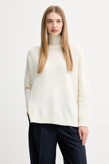 Vlnený sveter Weekend Max Mara BORGIA béžová farba, s rolákom, 2525366112600