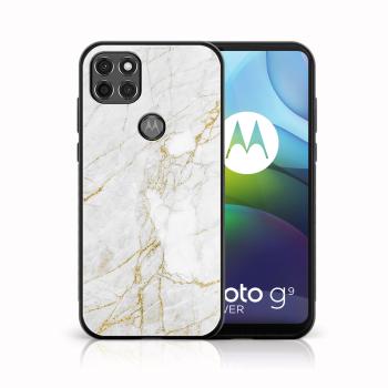 MY ART Silikónový kryt Motorola Moto G9 Power WHITE STONE (011)