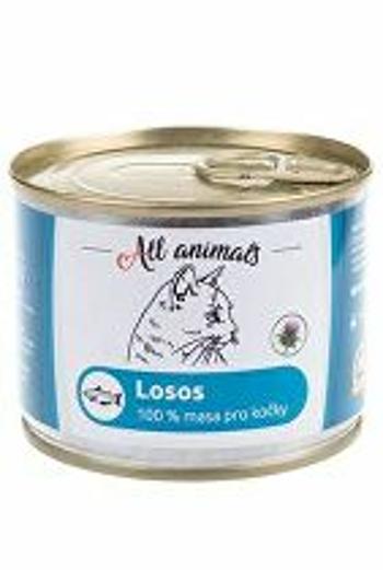 All Animals CAT losos mletý 200g + Množstevná zľava