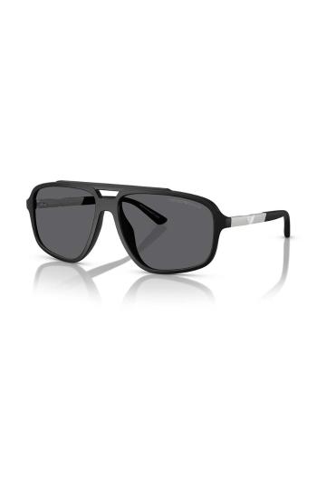 Slnečné okuliare Emporio Armani pánske, čierna farba, 0EA4236U