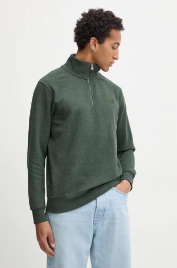 Mikina Superdry pánska, zelená farba, jednofarebná, M2013750A-B6V