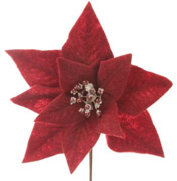 ArtFir Vianočný kvet 264 | červená 30 x 14 cm