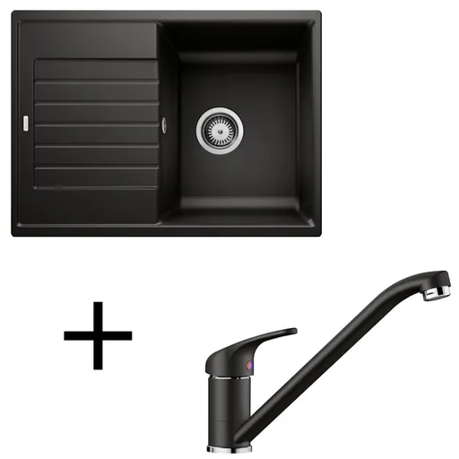 Blanco set Zia 45 S Compact + Daras silgranit sivý vulkán