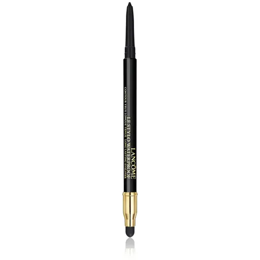 Lancôme Le Stylo Waterproof vodeodolná ceruzka na oči s vysokou pigmentáciou odtieň 02 Noir Intense 0.35 g