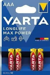 Varta LR03/4BP MAX POWER (MAX TECH) (blister 4ks)