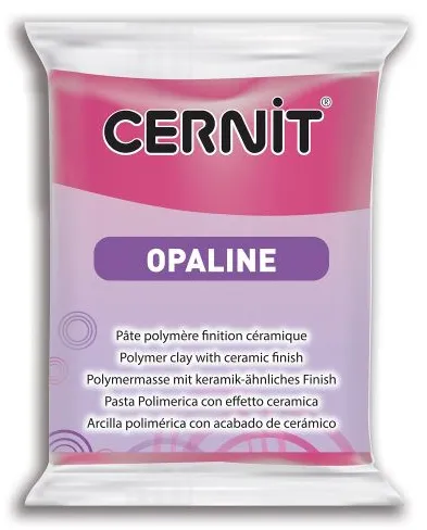 CERNIT OPALINE - Modelovacia hmota so vzhľadom porcelánu 880056460 - magenta 56 g