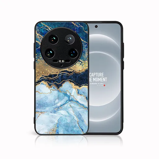 MY ART Ochranný kryt pre Xiaomi 14 Ultra BLUE MARBLE (141)