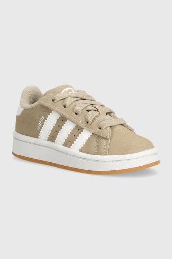 Detské tenisky adidas Originals CAMPUS 00s CF EL béžová farba, JI4394