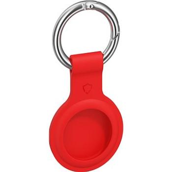 AlzaGuard Silicone Keychain pre Airtag červená (AGD-AKS001R)