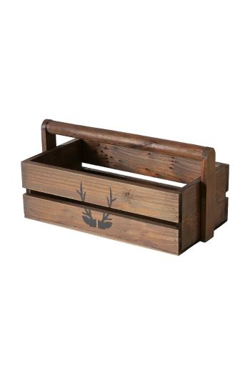 Úložná krabica Boltze 20 cm hnedá farba