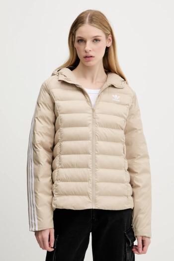 Bunda adidas Originals Slim Jacket béžová farba, prechodná, JX2940