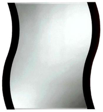 Zrkadlo s fazetou Amirro Storm Black 65x50 cm čierna 711-737S