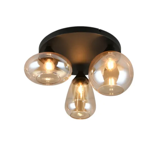 Trio Lumina stropné svetlo čierna 617030313 TR617030313