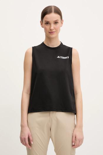 Športový top adidas TERREX Multi dámske, čierna farba, JF4183