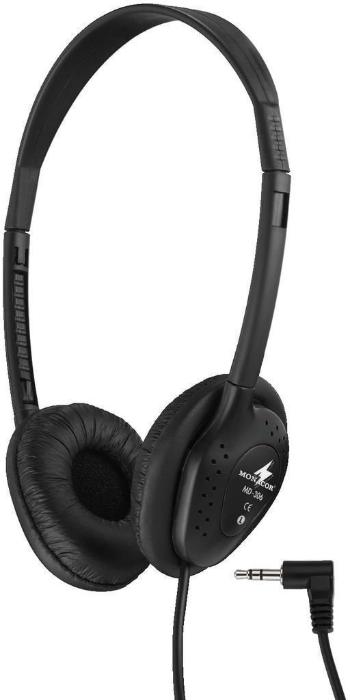 Monacor MD-306 Black Slúchadlá na uši
