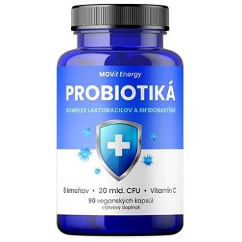 MOVit Probiotiká, komplex laktobacilov a bifidobakterií, 90 veganských cps. (8594202100368)