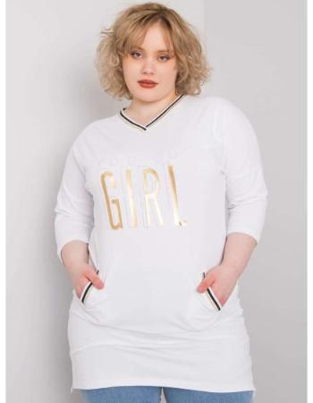 Dámská blůzA  plus size IDA bílá