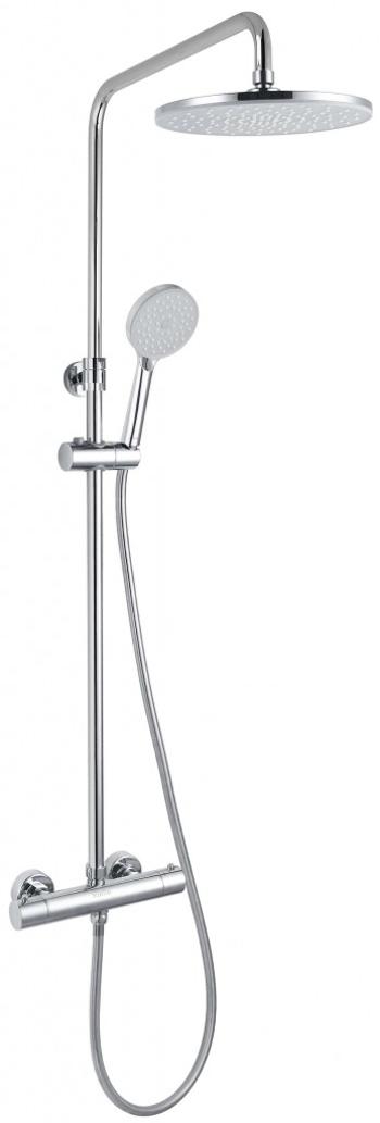 Kielle Kielle - Oudee Sprchový set s termostatom, 23 cm, 3 prúdy, chróm 20602020