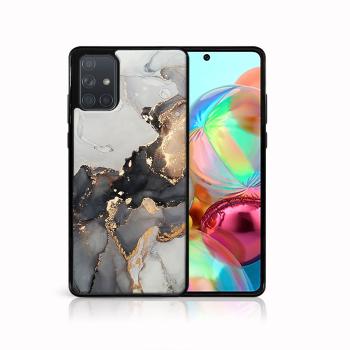 MY ART Silikónový kryt Samsung Galaxy A71 GREY MARBLE (140)