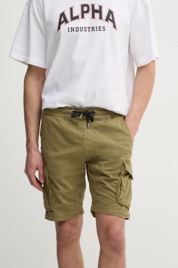 Šortky Alpha Industries 106251.11-green, pánske, zelená farba