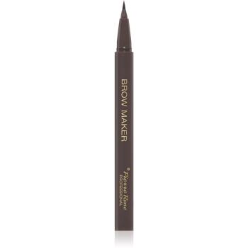 Pierre René Professional Brow Maker precízna ceruzka na obočie odtieň Dark Brown 0,74 g