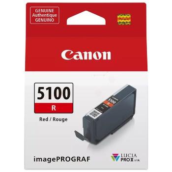 CANON PFI-5100 R - originálna cartridge, červená