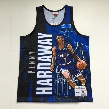 Mitchell & Ness tank top Orlando Magic Player Burst Mesh Tank royal - 2XL
