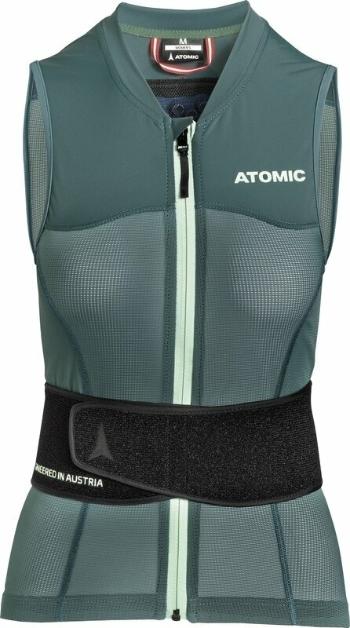 Atomic Live Shield Vest Amid Women Dark Green/Mint Sorbet L Lyžiarsky chránič