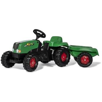 Rolly Toys Šliapací traktor Rolly Kid s vlečkou zeleno-červený (4006485013265)