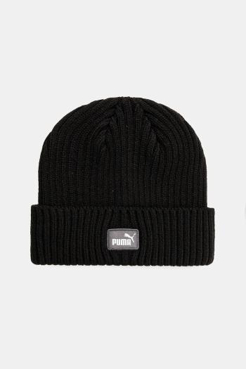 Detská čiapka Puma CLASSIC Low Crown Beanie Jr čierna farba, 026559