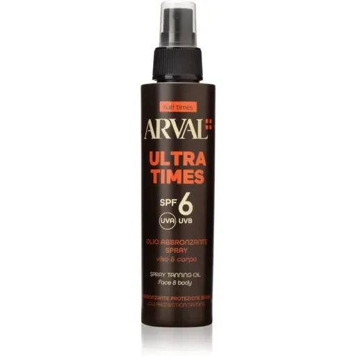 Arval Half Times Ultra Times SPF 6 opaľovací olej na tvár a telo 125 ml