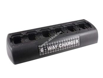 6 fiókos adóvevő akkutöltő Motorola Radius HT10